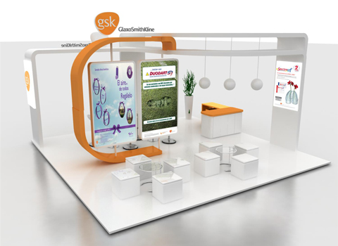 GSK eventos stand