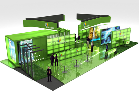 Iberdrola stand evento