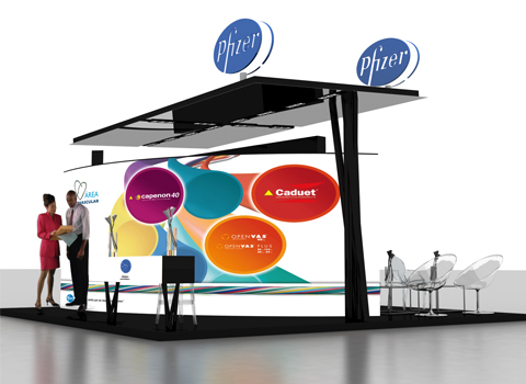 pfizer eventos stand