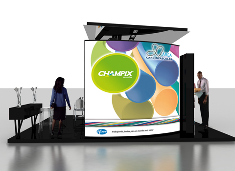pfizer eventos stand