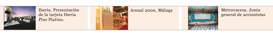 eventos presentacion tarjeta plus iberia arenal200 metrovacesa junta general accionistas